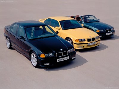 BMW 325i, M3 and Convertible